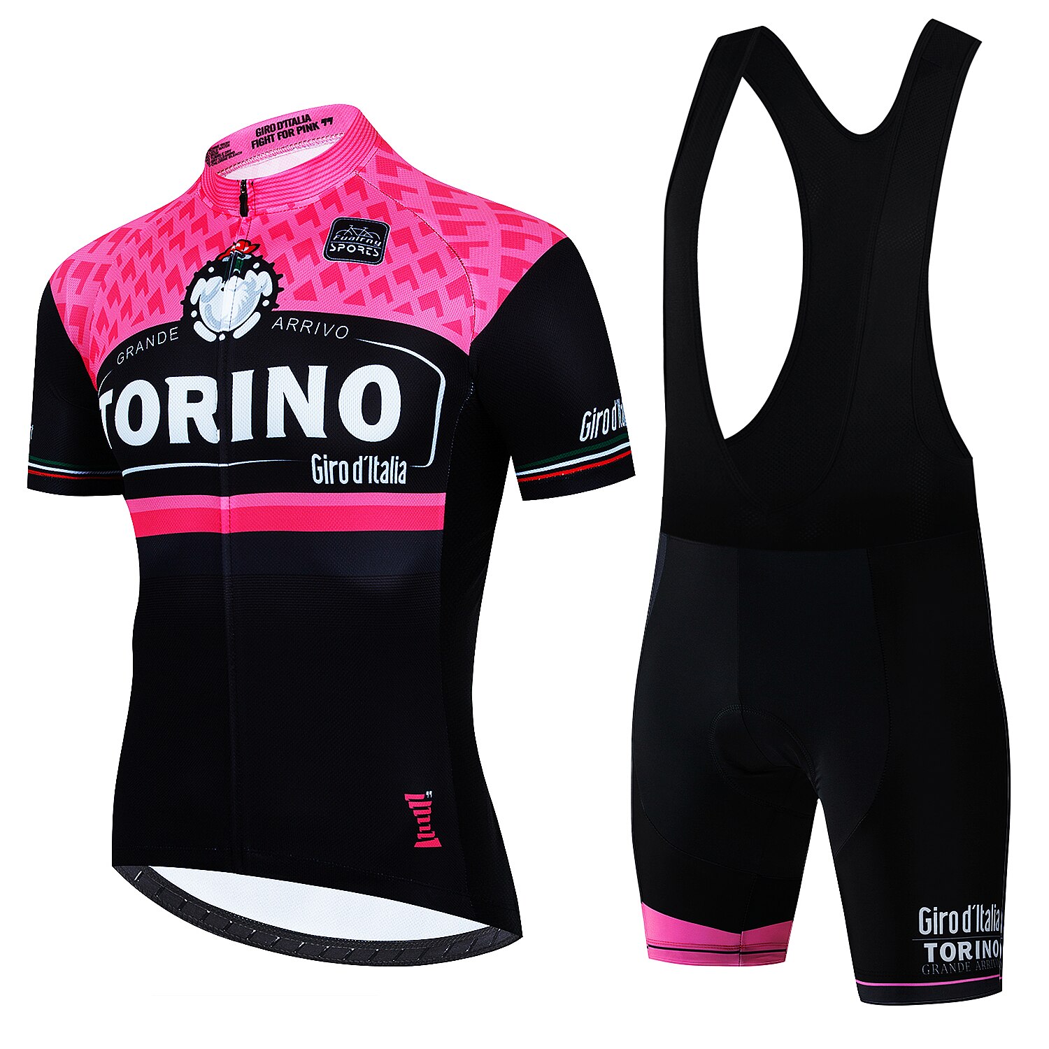 Giro d &italia Pro 여름 사이클링 저지 세트 반팔 통기성 Mtb 자전거 사이클링 의류, Maillot Ropa Ciclismo Uniform Suit